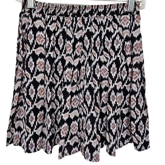 Brandy Mellville Ikat Print Elastic Waist Skirt - Picture 1 of 5